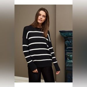La Ligne Marina sweater black/cream size large